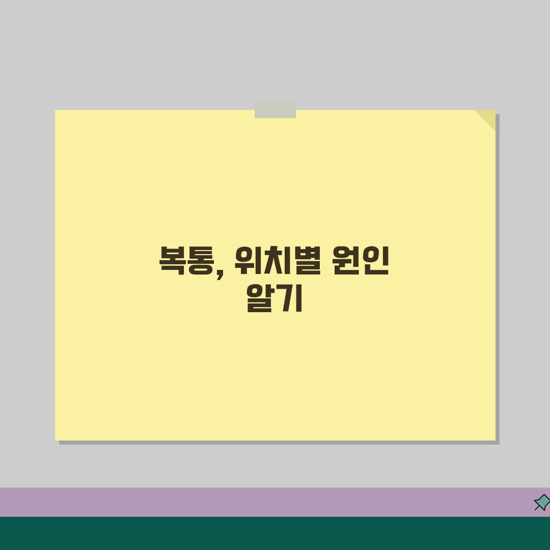 배 아픈 이유 복통 위치별 원인 | 복통 부위별 원인 질병, 친구에게 알려드려요!