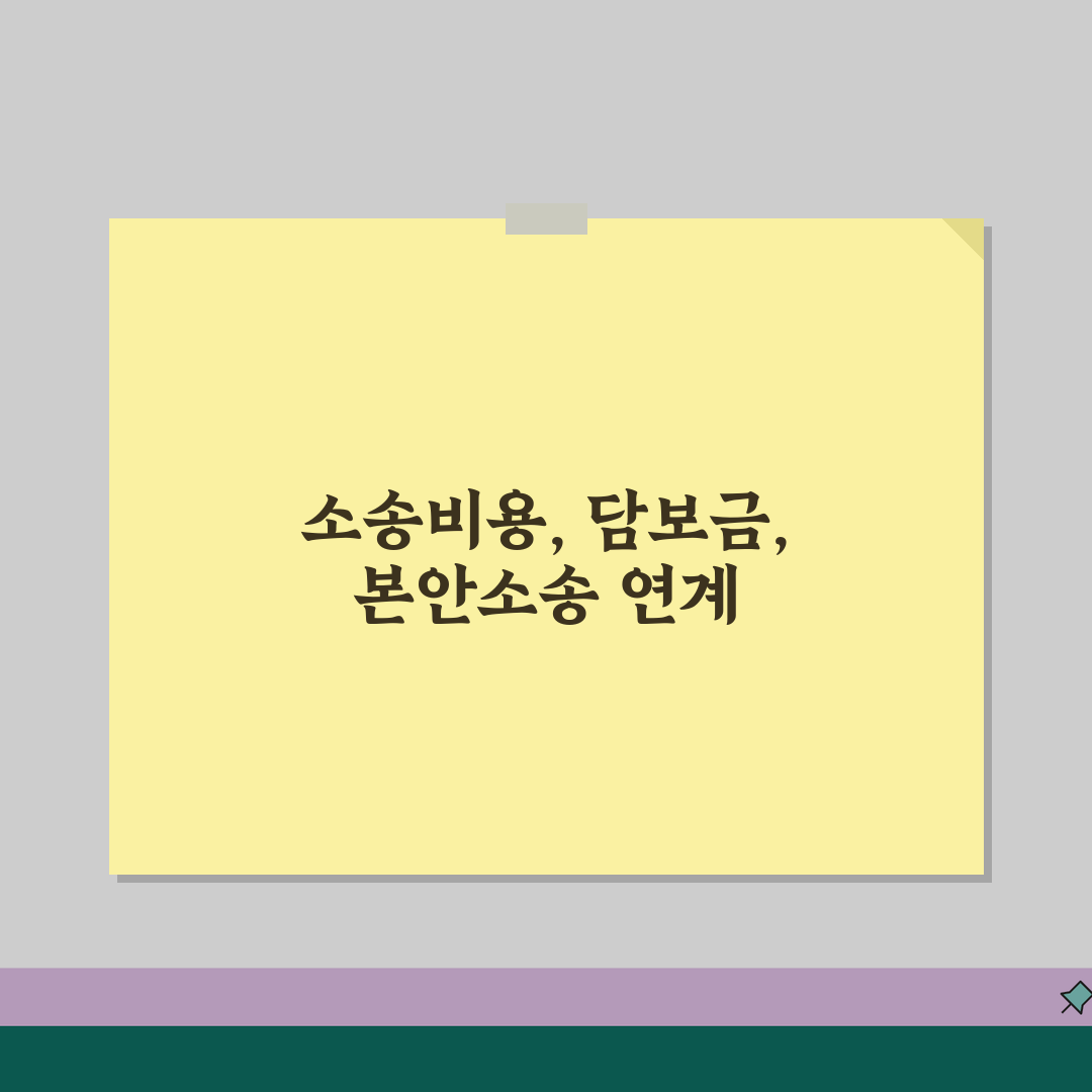 가압류/가처분 소송비용 산정 | 본안소송 연계성 + 담보금 충당관계, 꿀팁 공유해요!